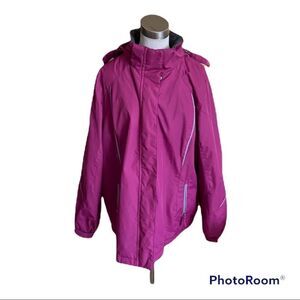 Below Zero By Rothchild pink hooded coat/jacket XL